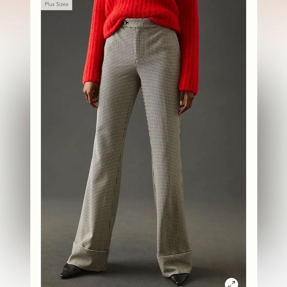 Anthropologie Pants - 025 NWOT Anthropologie X Maeve Low-Slung Flared Trousers